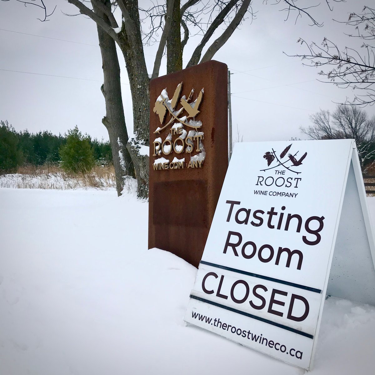 The Tasting Room is now Closed for the season.

Our online shop is open through the winter, with FREE local delivery and flat rate shipping across Ontario.

See you in the Spring!

roostwinery.ca/buy-wine-online