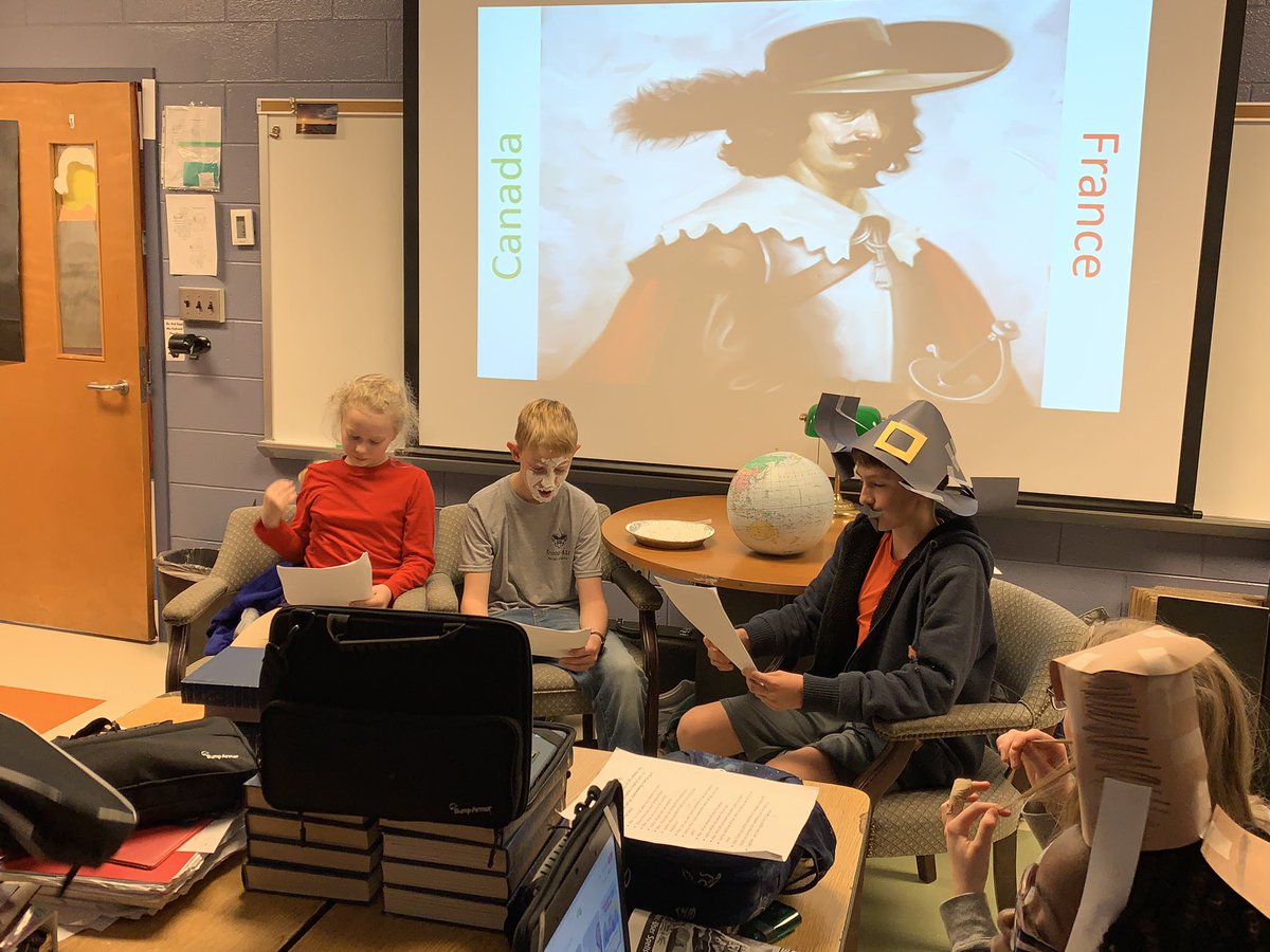 TechnologyJAM's tweet photo. Learning about The Age of Exploration is more fun in Mr. Blommel’s class when u can interview the explorers and post it on @Flipgrid! @TMStiger1 @WJCCInnovates https://t.co/aB9w3Zzn6g