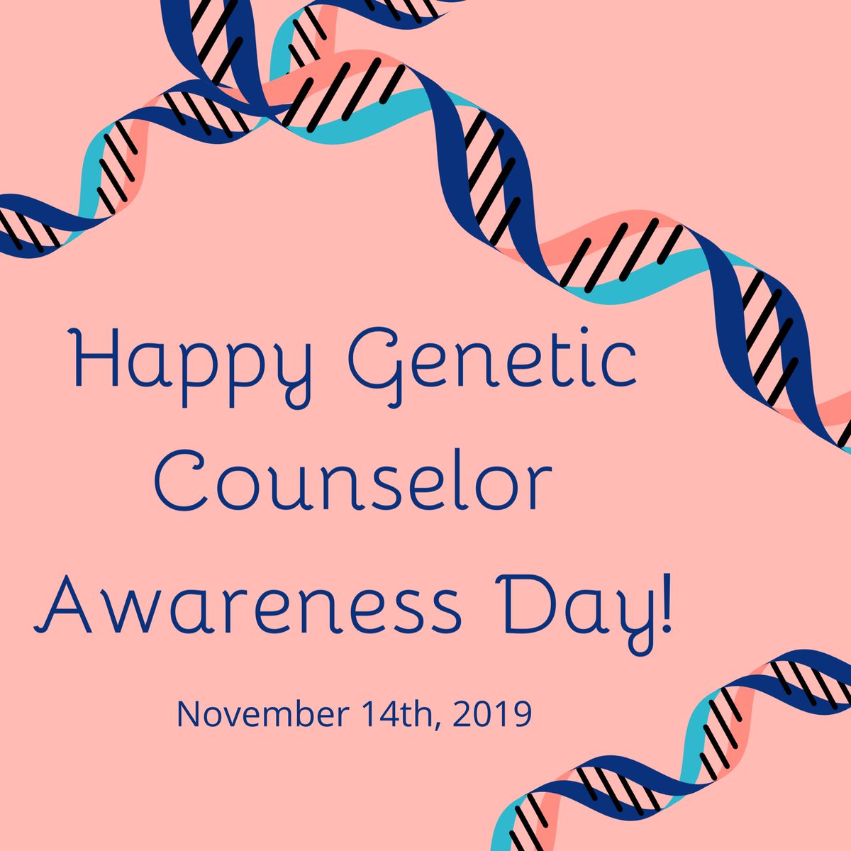 Happy Genetic Counselor Awareness Day to all current, past, and future genetic counselors!🧬💙 #geneticcounseling #futuregeneticcounselors To learn more and get involved, follow this link: bit.ly/2pgKwyq