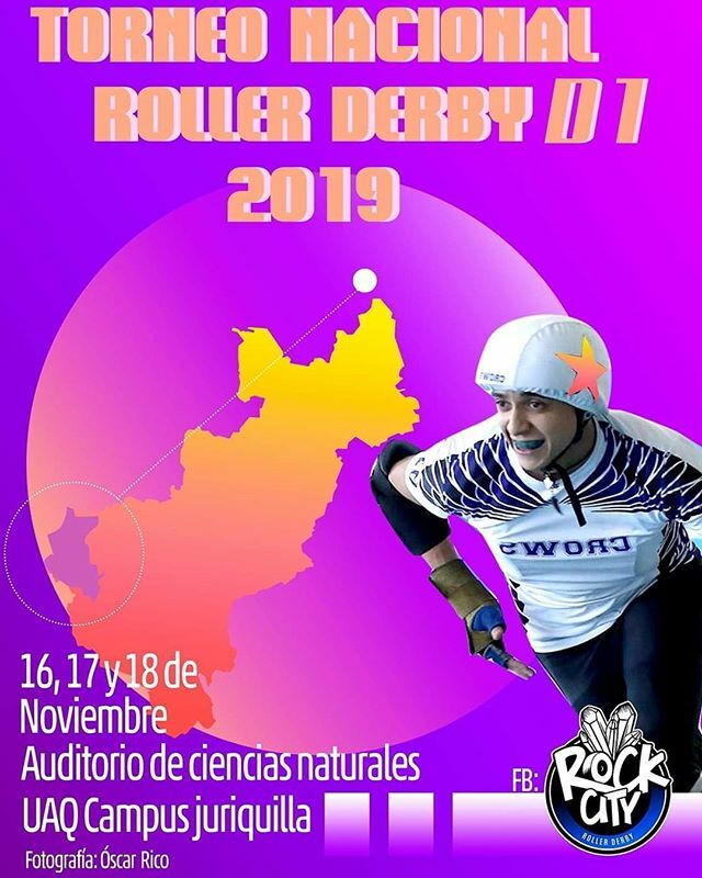 ¡TORNEO NACIONAL DE ROLLER DERBY! Seremos los anfitriones de este gran evento, además de participar con nuestras selecciones femenil y varonil, ¡Estamos listos! 
#rollerderbymexico #rollerderby #queretaro #rockcity #somosUAQ #TorneoNacional2019 #Crows #R… ift.tt/32MoW2j