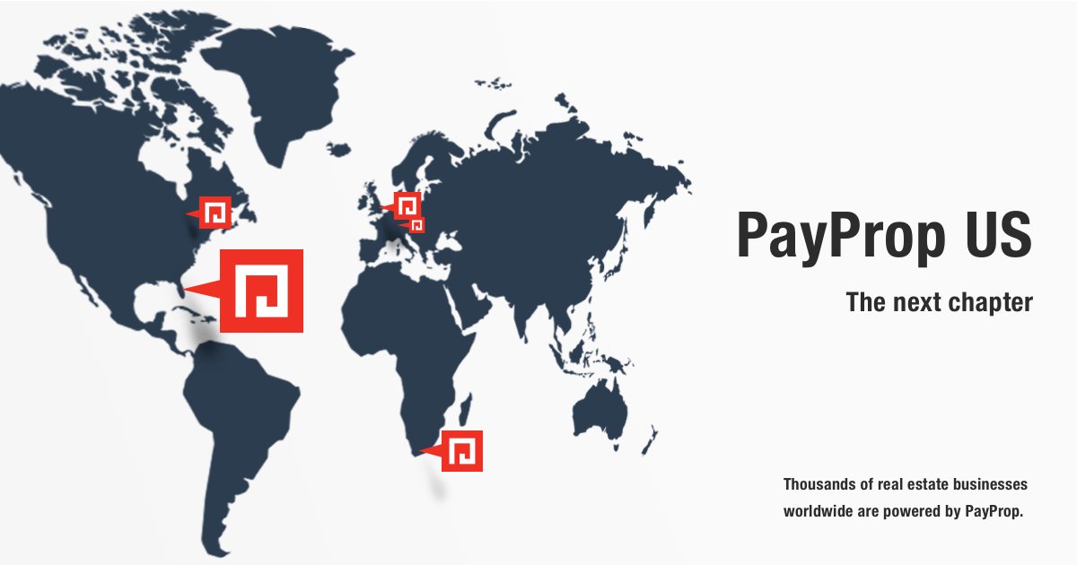 PayProp's tweet photo. Please welcome PayProp US to the global PayProp family.  🇺🇸
Thousands of property professionals are already growing their businesses with PayProp – now we’re helping Florida property managers do the same!

#propertymanagement #realestate #PayProp #PropTech https://t.co/wb0iu8RaYs