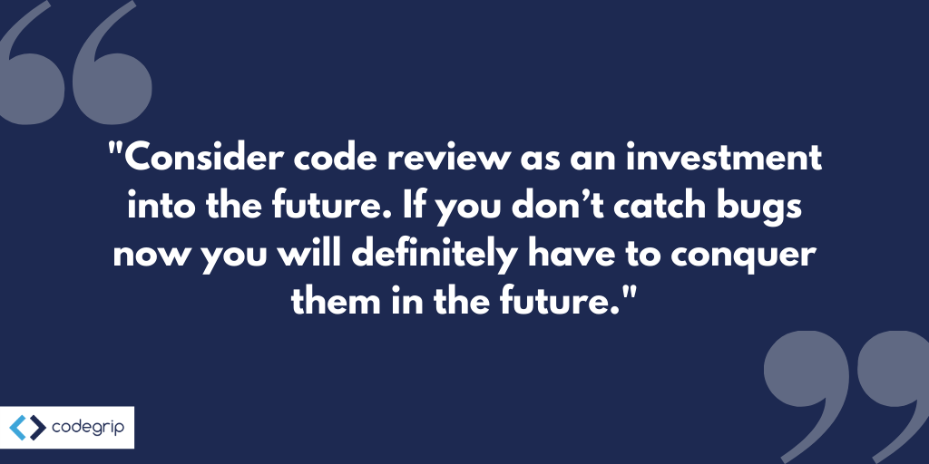 codegrip_tech's tweet photo. Code Reviews ensures code integrity π, it catches what othersβ eyes didnβt see.
.
.
.
.
#quotes #quoteoftheday #codequality #codereview #codegrip #quality #developer #code #coding #codingpics #codingview #codingjokes #100DaysOfCode https://t.co/1vh7LJYJ6p