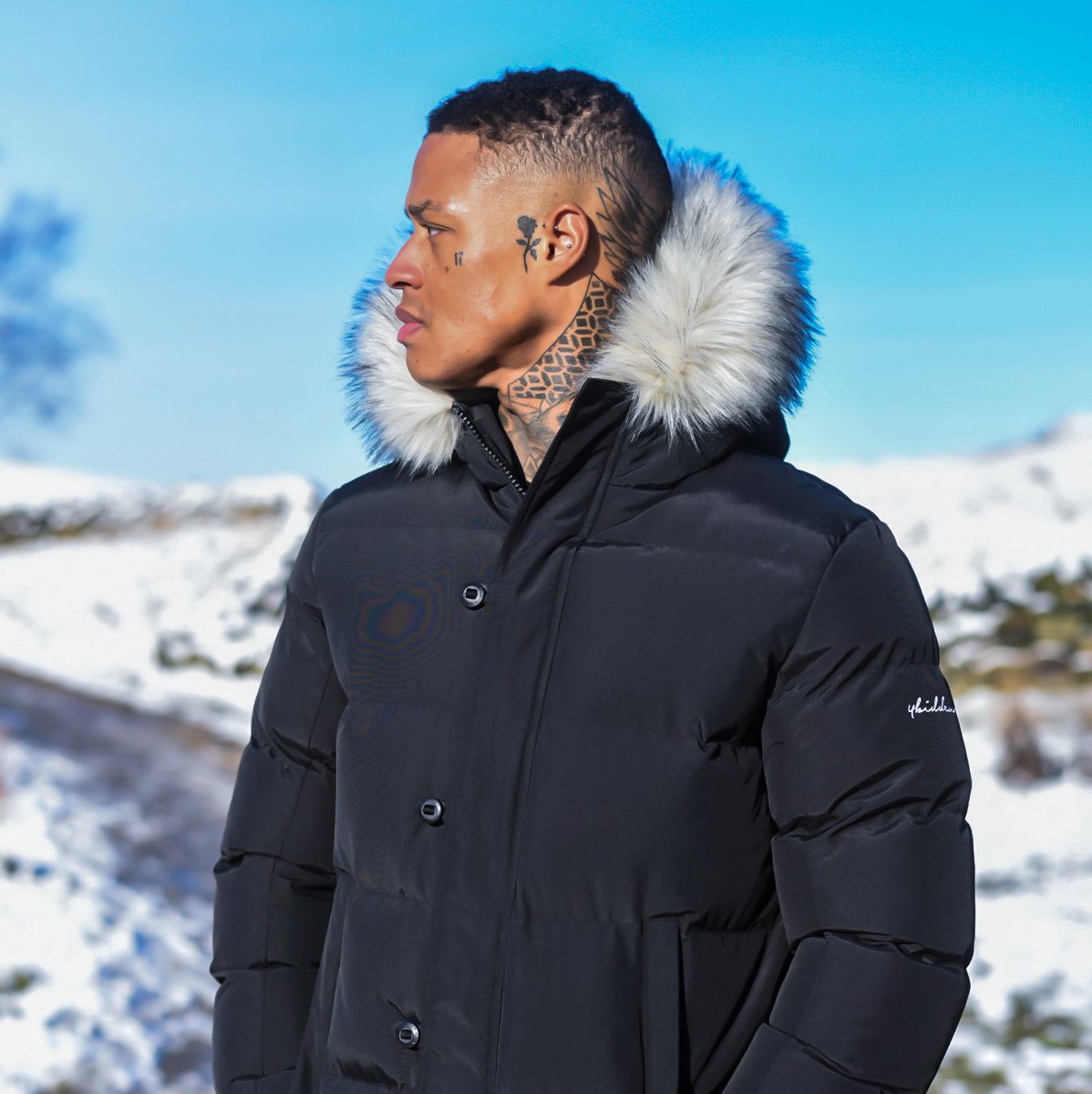 4bidden blizzard black jacket