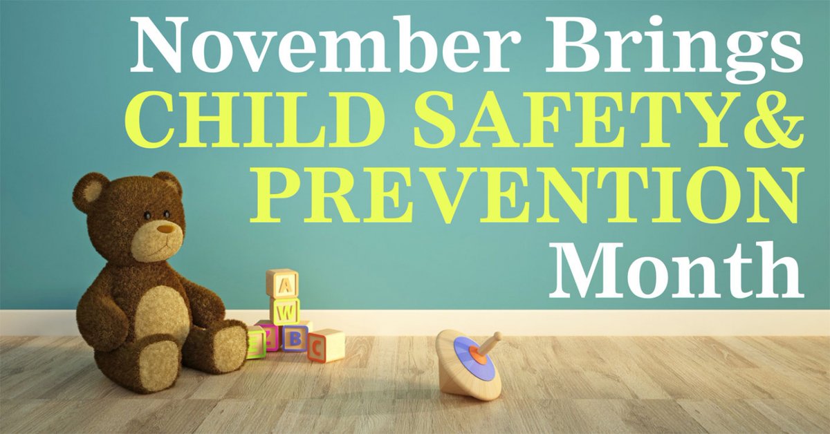 BarbaraCarnesMD's tweet photo. November brings awareness to #ChildSafetyProtection.

For helpful tips on childhood safety and protection in and outside of your home, visit: https://t.co/lBbxEQIRmG https://t.co/ViIns3Bn9X