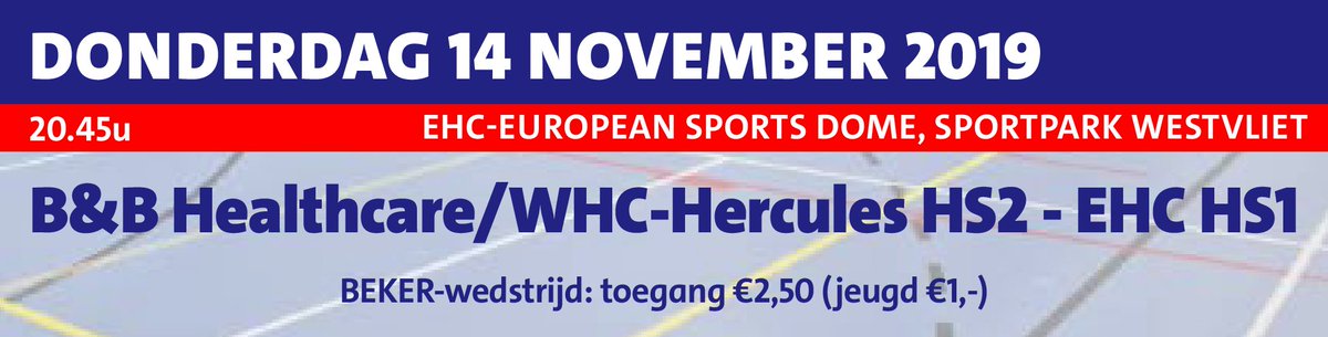 HVEHC's tweet photo. Vanavond, 20.45 uur bekerwedstrijd heren EHC, thuis in de Ballonhal. Zie jullie straks https://t.co/gzT9mYgFOv