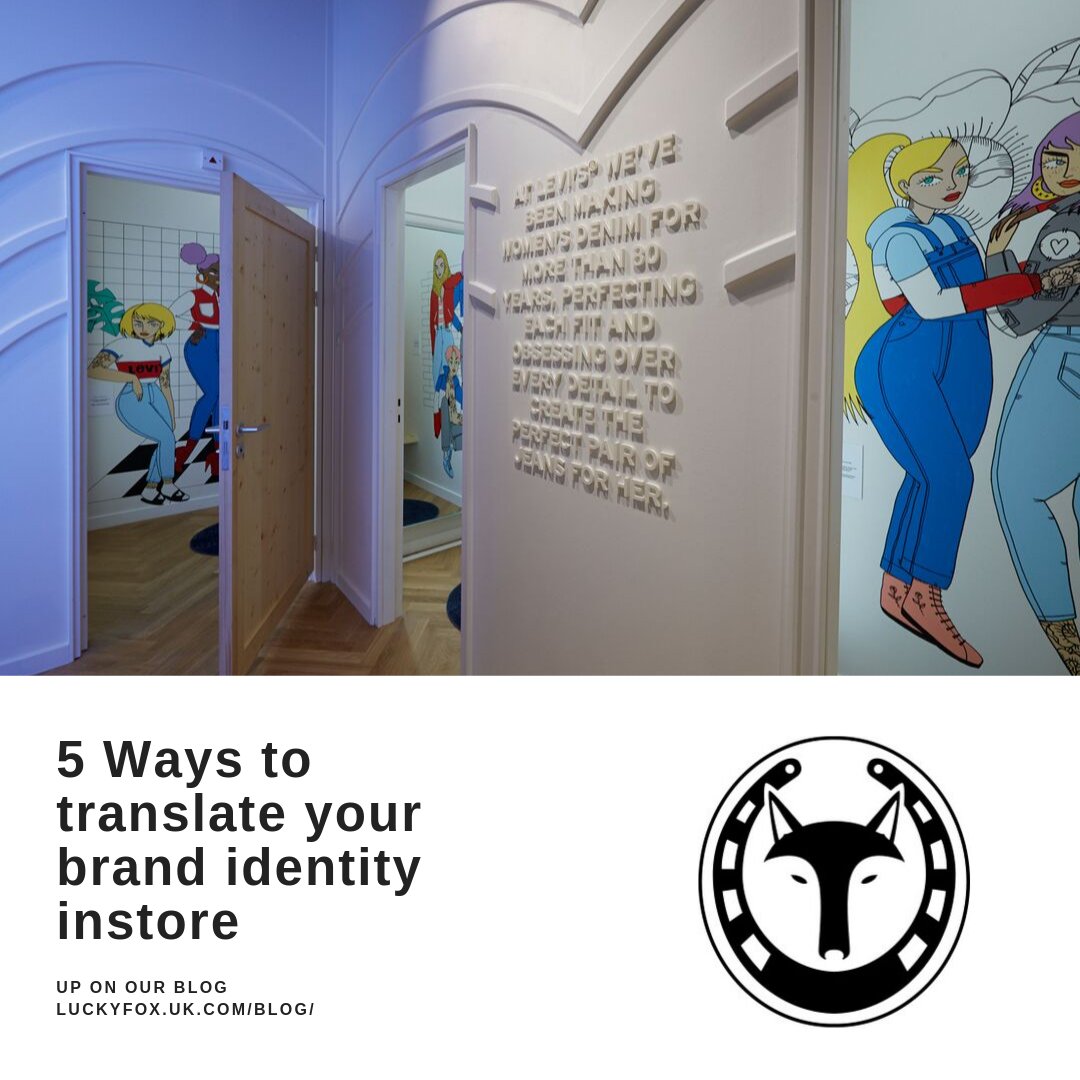 Have you spotted our new blog series on our website?
Latest post is from our head fox, Jason Traves. He's sharing 5 ways to translate your brand identity instore here luckyfox.uk.com/five-ways-to-t…