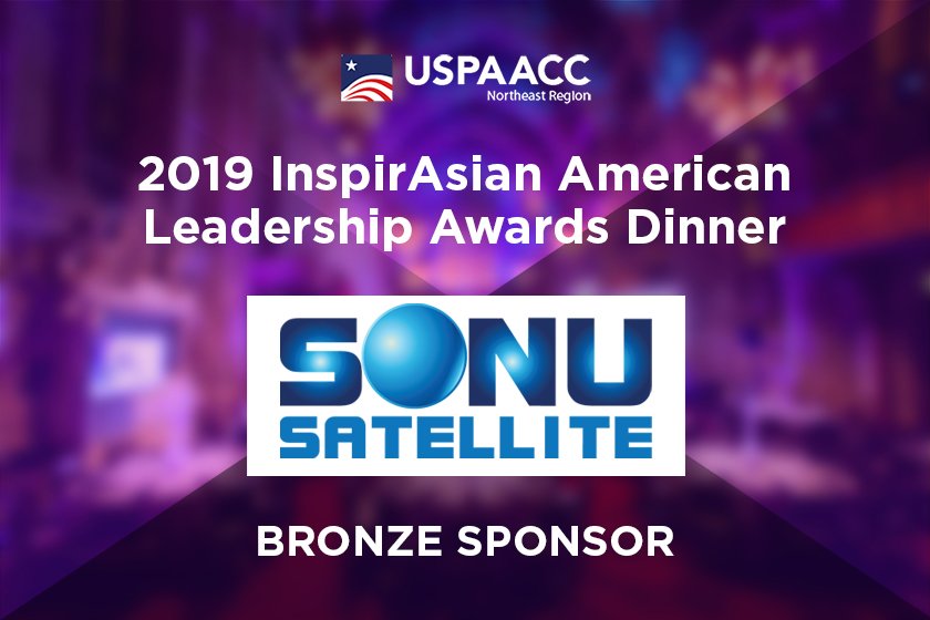 USPAACC_NE's tweet photo. USPAACC NE would like to thank our Bronze Sponsor, 
Sonu Satellite for the 2019 InspirAsian American Leadership Awards Dinner. Please RSVP at https://t.co/MFGwTilmOv

#uspaaccne #uspaacc #supplierdiversity #inspirasian https://t.co/jzq29xqdrK