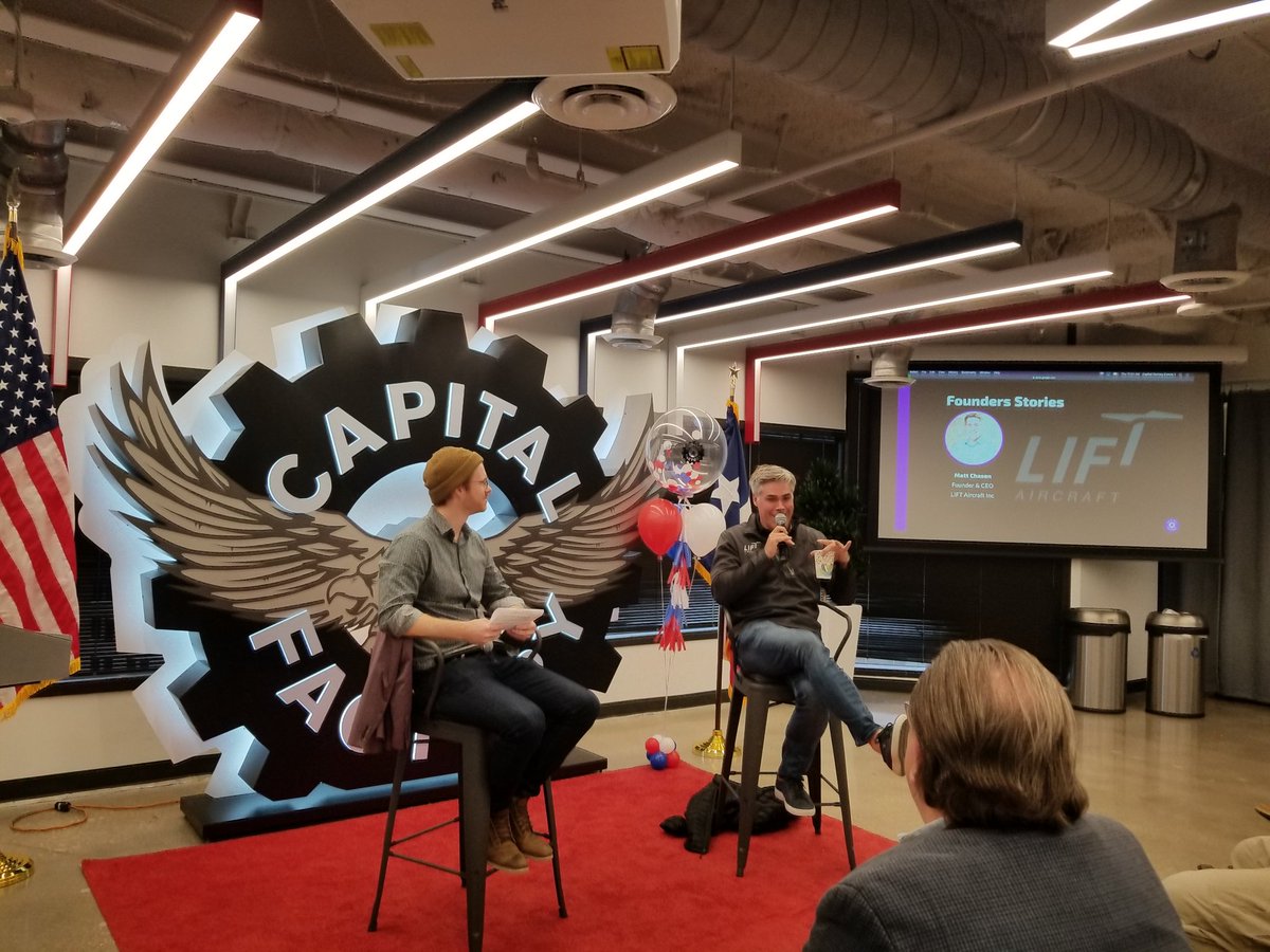 LightShift Video (@lightshiftvideo) on Twitter photo Founders stories with @MattChasen <a href="/LIFTAircraft/">LIFT Aircraft Inc.</a> at Texas Drone Robotics Day. They're building the world's first personal, electric, and SAFE Hexa MANNED drone set to launch here in Austin and beyond! Certified as an Ultra Light. #texasdrones <a href="/austinpreneur/">Austinpreneur ⚙️</a> #capitalfactory Founders stories with @MattChasen <a href="/LIFTAircraft/">LIFT Aircraft Inc.</a> at Texas Drone Robotics Day. They're building the world's first personal, electric, and SAFE Hexa MANNED drone set to launch here in Austin and beyond! Certified as an Ultra Light. #texasdrones <a href="/austinpreneur/">Austinpreneur ⚙️</a> #capitalfactory