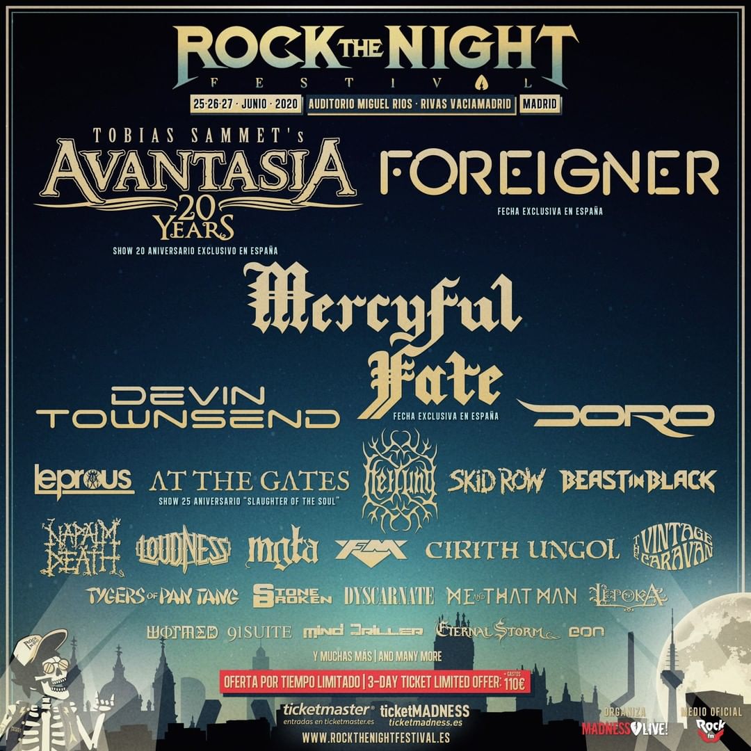 ! ESPAÑA ! 🇪🇦 Dyscarnate will return in 2020 for Rock The Night Festival, Madrid. PREPARE YOURSELVES for an absolutely crushing show amongst a killer lineup! 🔥

rockthenightfestival.es