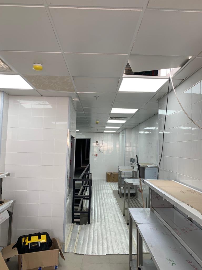 من مشاريعنا أحد المطاعم العالمية في مجمع #the_zone #زون_ون لأعمال #الاطفاء و #الانذار و #الحريق بـ #الرياض

.