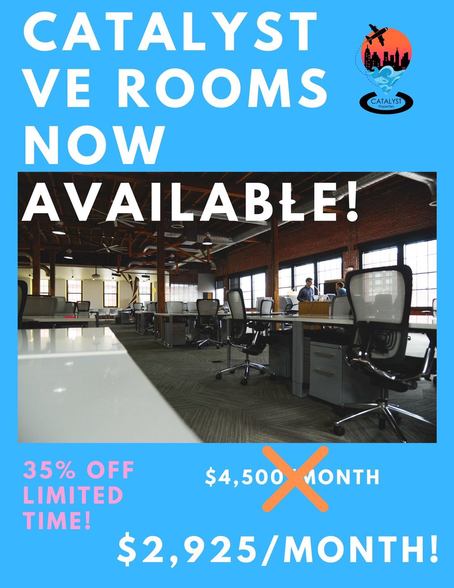 catalystvei's tweet image. LIMITED TIME OFFER!! 35% off VE Rooms now until November 30th! Visit our website: catalystvei.com or click the link in our bio to make your purchase now! #reinventthewayyourent