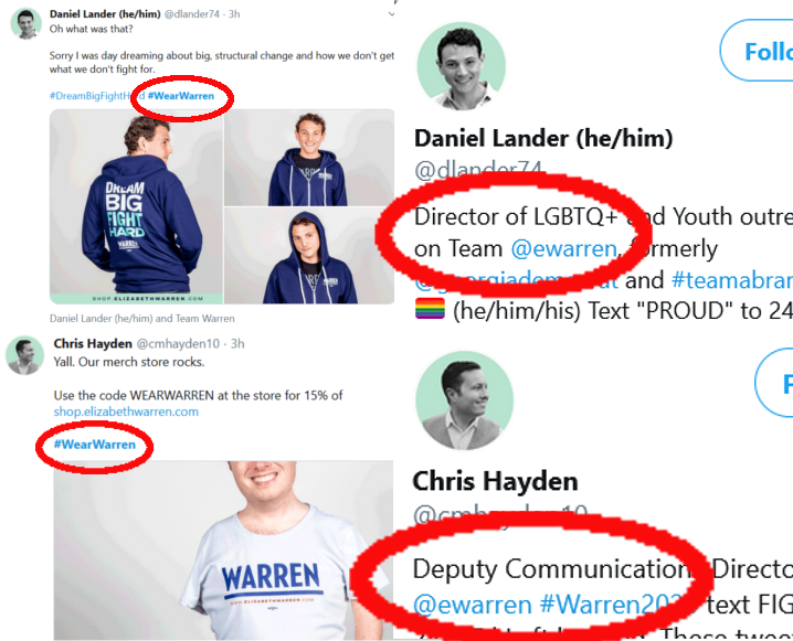 futurprogressiv's tweet photo. the #WearWarren hashtag is as fake as the candidate herself - @jack says 'no political ads' but this is okay
#Bernie2020 #RealDealBernie #NoMiddleGround
#NoSubstitutes #NoFakeBernies #MedicareForAll
#M4A https://t.co/4qFy9ONGNr