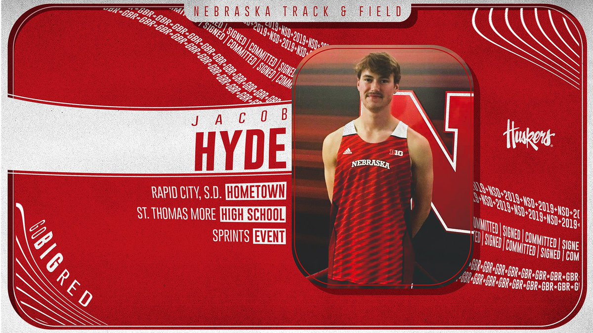 Welcome, Jacob Hyde!

PRs:
100: 10.74
200: 21.51
400: 48.79

▪️ 100m, 200m, 400m, 4x200 Relay South Dakota Class A state champion 

#GBR 🌽✍️🔴