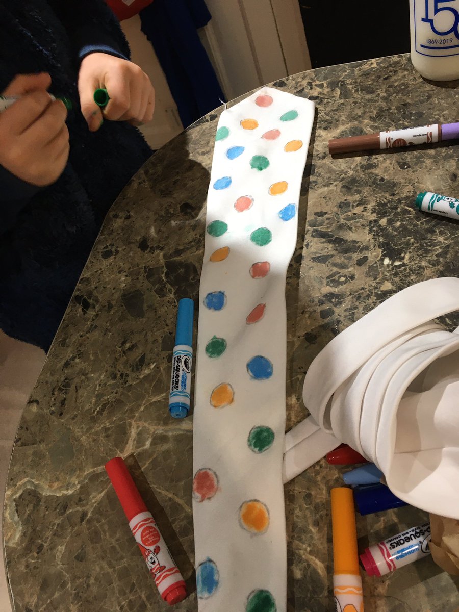 Borrow one of daddies jumping ties, a 5p to draw around and all ready for Children in need at school tomorrow! <a href="/SOttCofE/">South Otterington C of E</a>