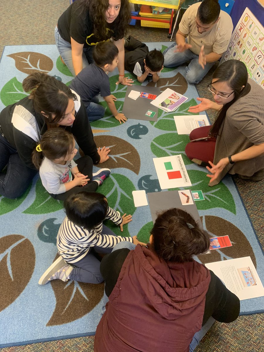 KathyWeGo33's tweet photo. Today preschool parents and children learned about emotions and left with strategies to use at home! #D33proud https://t.co/8S5S1alFLj