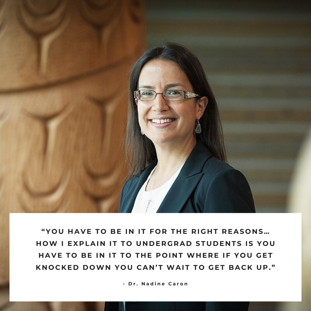 While you are getting ready for finals next week, keep in mind this important lesson from Dr. Nadine Caron. #NativeAmericanHeritageMonth #NAHeritage #motivation