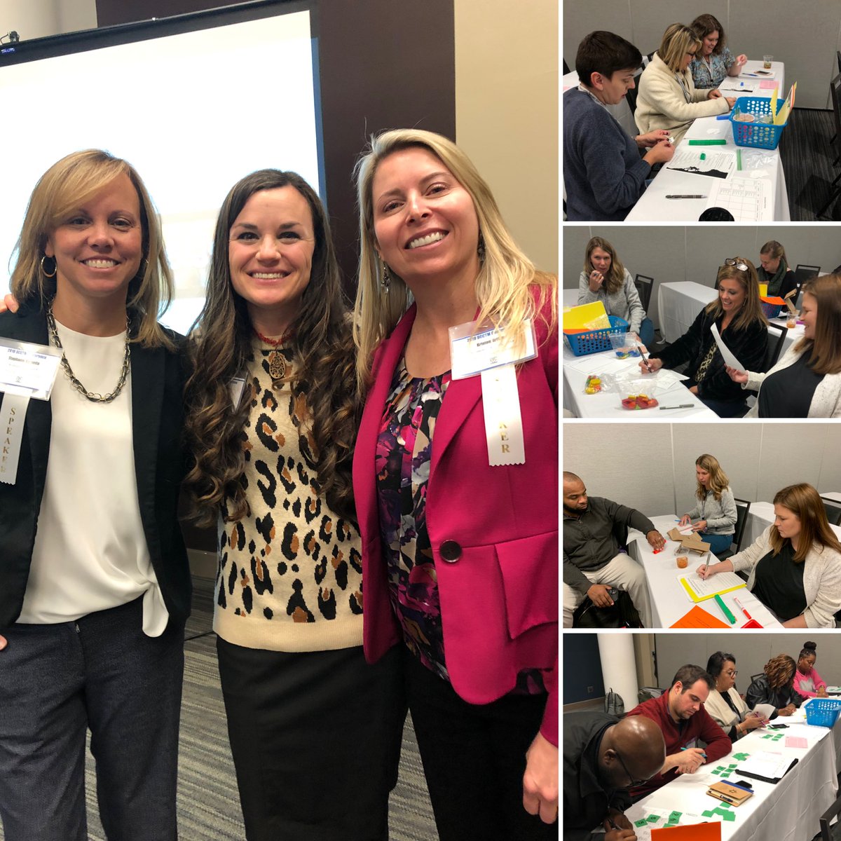 We had a great time presenting “Powering Up Your Math Workstations” at SCCTM! Participants rotated in workstations looking for elements of differentiation, accountability and extensions for early finishers ☺️ ⁦@scburdette⁩ ⁦@HighHeelMath⁩ ⁦@SCmathteachers⁩