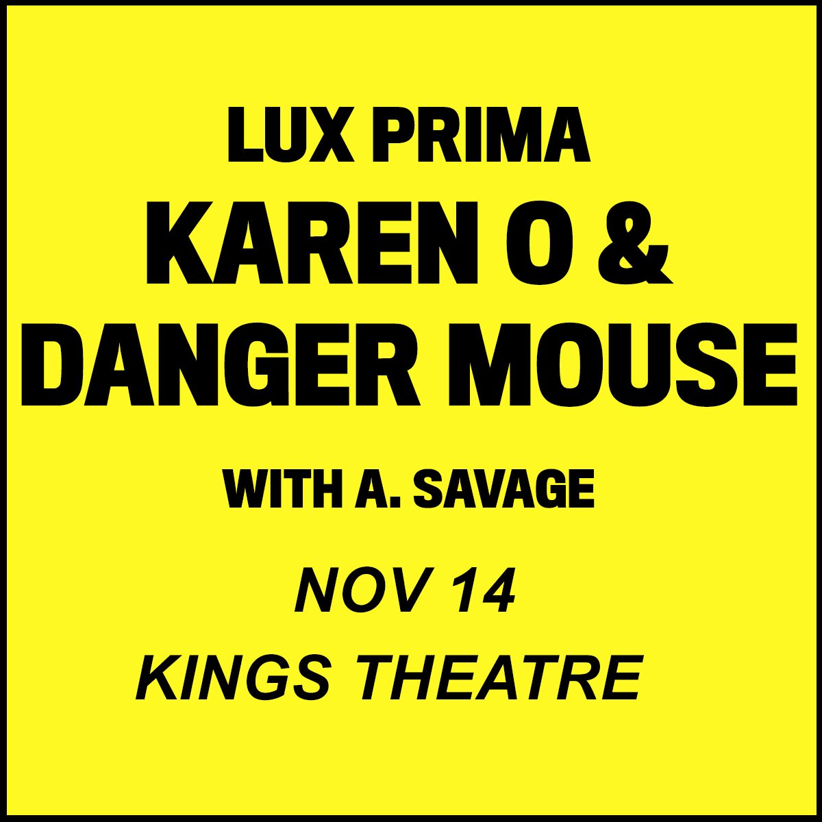TONIGHT! Very pleased to have special guest A. Savage from Parquet Courts opening with a solo set ✨Cannot wait NYC! &lt;3