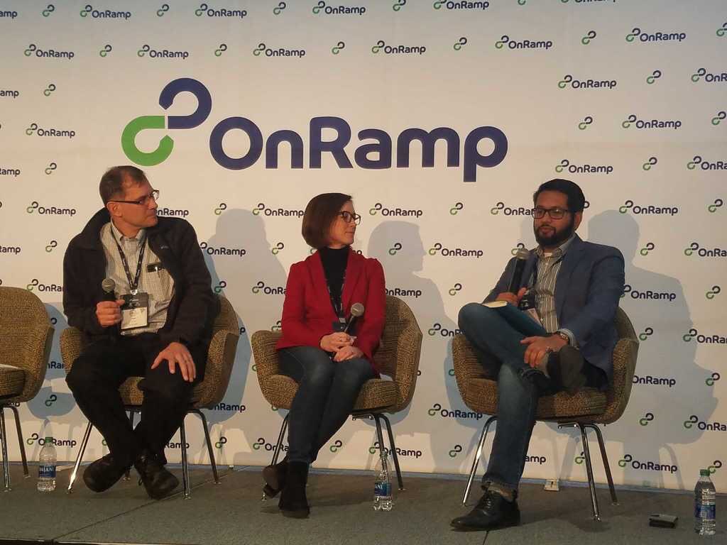OnRampMfg's tweet photo. “If you've touched a shopping cart, you've touched a product coming out of one of our factories." 🛒 Don't miss Jennifer Perron-Micek of The Marmon group at the IN-MaC stage NOW! #ORM2019 https://t.co/8W76VUPX5g