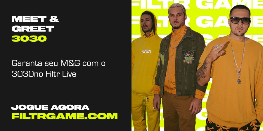filtrmusicbr's tweet photo. @lagumoficial @3030oficial Meet & Greet com os meninos do @3030oficial no #FiltrLive❤️ https://t.co/5IssPhENgX