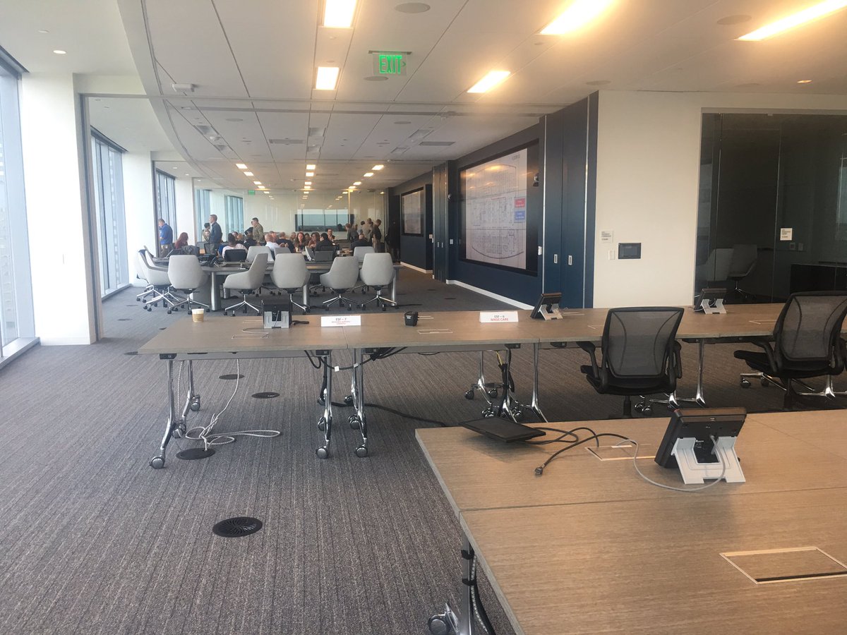 SternJD's tweet image. Exercising cyber &amp;amp; physical response/recovery during @NERC_Official  GridEx 5 with @VDEM @VaNationalGuard  @VSPPIO @VaDOT @VDHgov @VDSS &amp;amp; our partners from @DominionEnergy at their new state-of-the-art Storm Center. #GetReadyVA