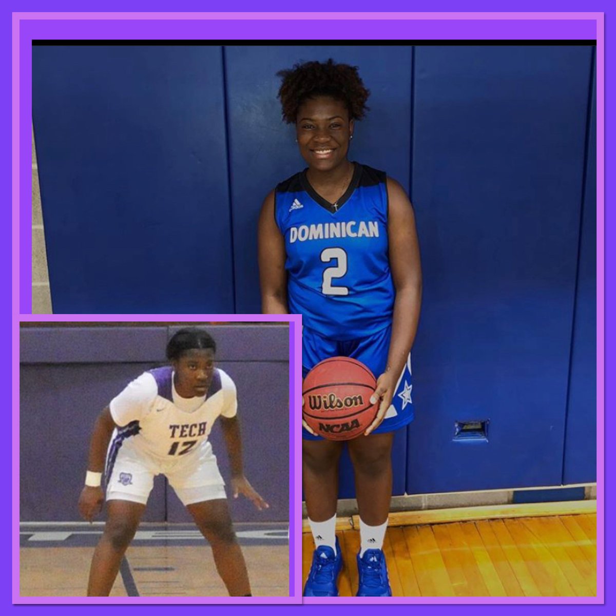newarktechgbb14's tweet photo. #TBT HEYYY @zpg012 !!! Support our former terrier this season at Dominican University...once a terrier always a terrier 💜🖤🏀 #2 https://t.co/eAQmQ8Xx6B