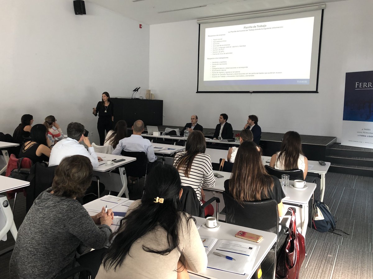 #URUGUAY Se lleva a cabo hoy la segunda y última jornada del #CURSO Inspecciones de BPS y MTSS: Una mirada estratégica para evitar sanciones.

Exponen los expertos Carlo Alzati, Felipe Lasarte, Analía Maino y Rodrigo Turturiello.