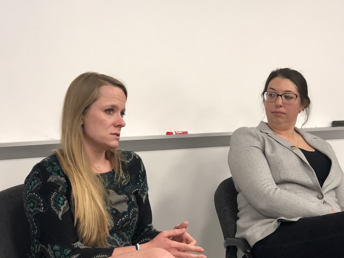 GSPMgwu's tweet photo. #InTheRoom with @GWPRmasters PR Principles & Practice class featuring special guests and GSPM SPR grads @MelanieBaucom (Press Secretary for Sen. Mike Crapo) and @KTSolomon (Senior Manager of Member Engagement at the Society of Nuclear Medicine) #OnlyAtGSPM https://t.co/CkS6piLgBI