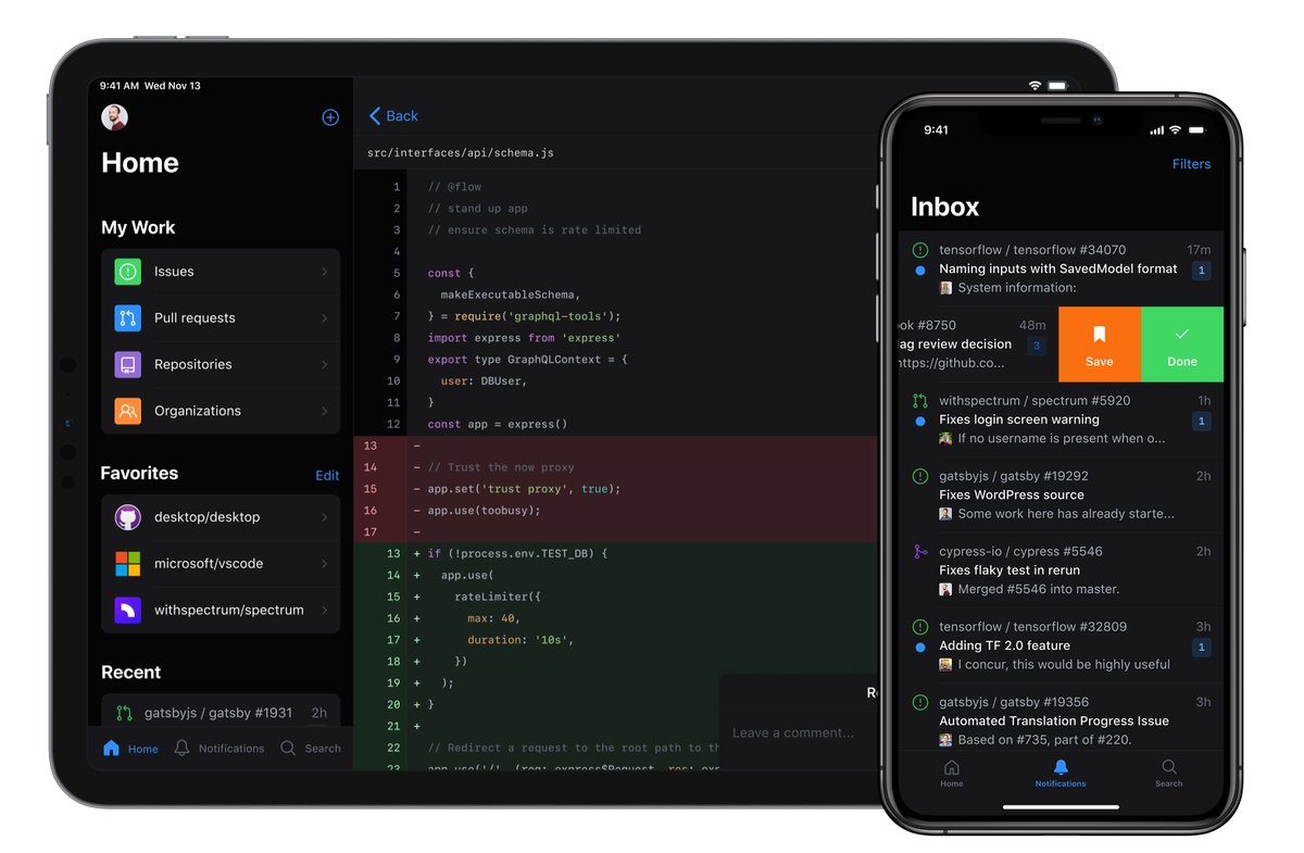 kb3yua's tweet image. Github Is Coming To Mobile - thetechnologygeek.org/github-is-comi… #GitHubUniverse #github #githubMobile #github