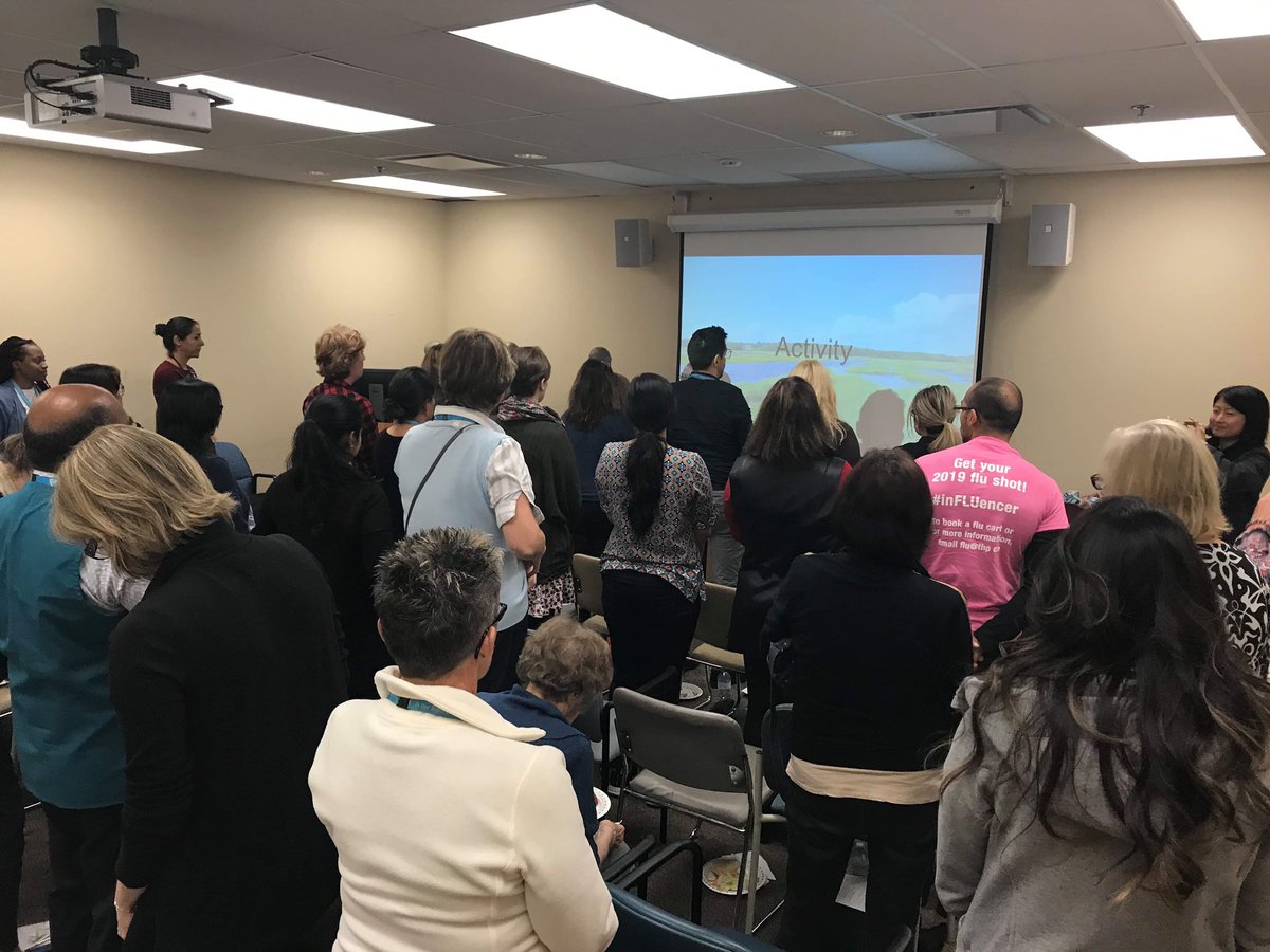 THP_hospital's tweet image. “The greatest weapon against stress is our ability to choose one thought over another.”

For #HealthyWorkplaceMonth, THP was grateful to have the Great Wisdom Buddhist Institute in for a #mindfulness session with staff. Thank you! 🙏🧘‍♀️ #BetterTogetherTHP #HealthyWorkplace #TBT