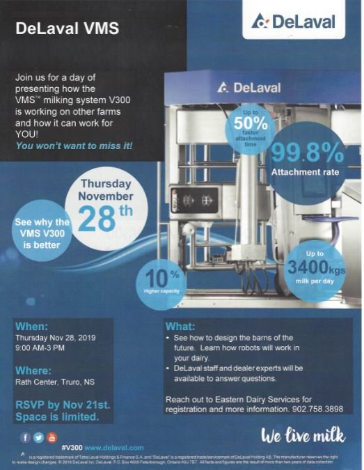 easterndairy's tweet photo. In case you didn't hear, we are hosting a VMS day!
Please RSVP if you want to attend.
We hope to see YOU there https://t.co/hZhKBQ3WgJ