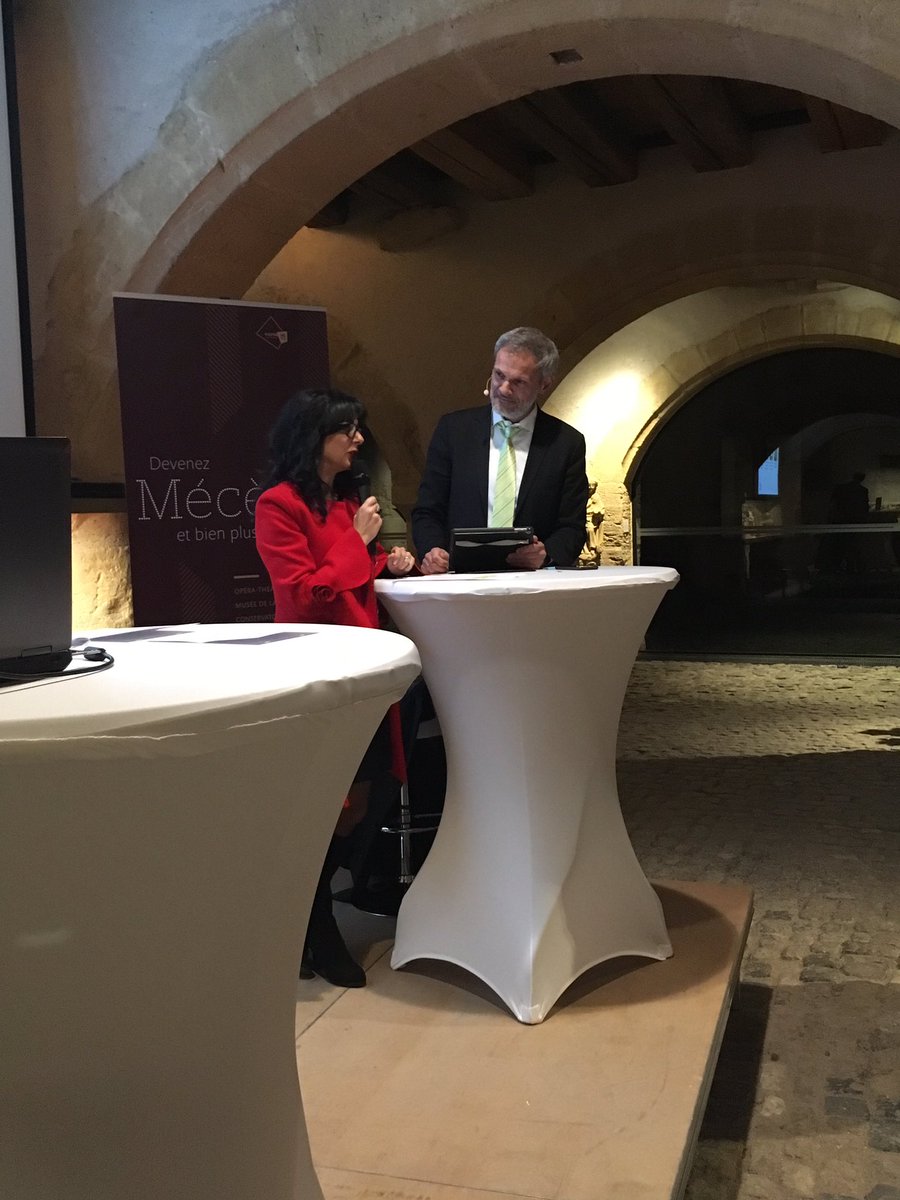 EuroMetroMetz's tweet photo. #5RdMécénat - Marie Di Franco @MetzCescom57 mécène de l' @OperaMetz évoque l'enjeu de leur démarche d'ambassadeur du #mécénat "créer du lien entre les entreprises et les établissements culturels" https://t.co/IezJuUdxCy