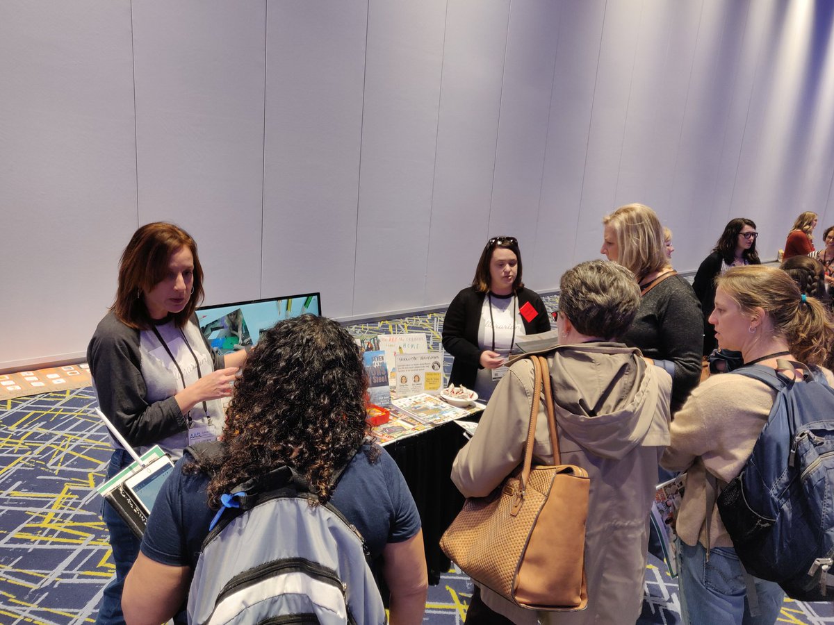 These two ROCKSTAR librarians are presenting at the Idea Lab! #aasl2019 #idealab #showmeawards #Louisville #molibrarians @FlintHillLMC <a href="/cmscaia/">Carolyn Allen</a> @FZSDLibraries