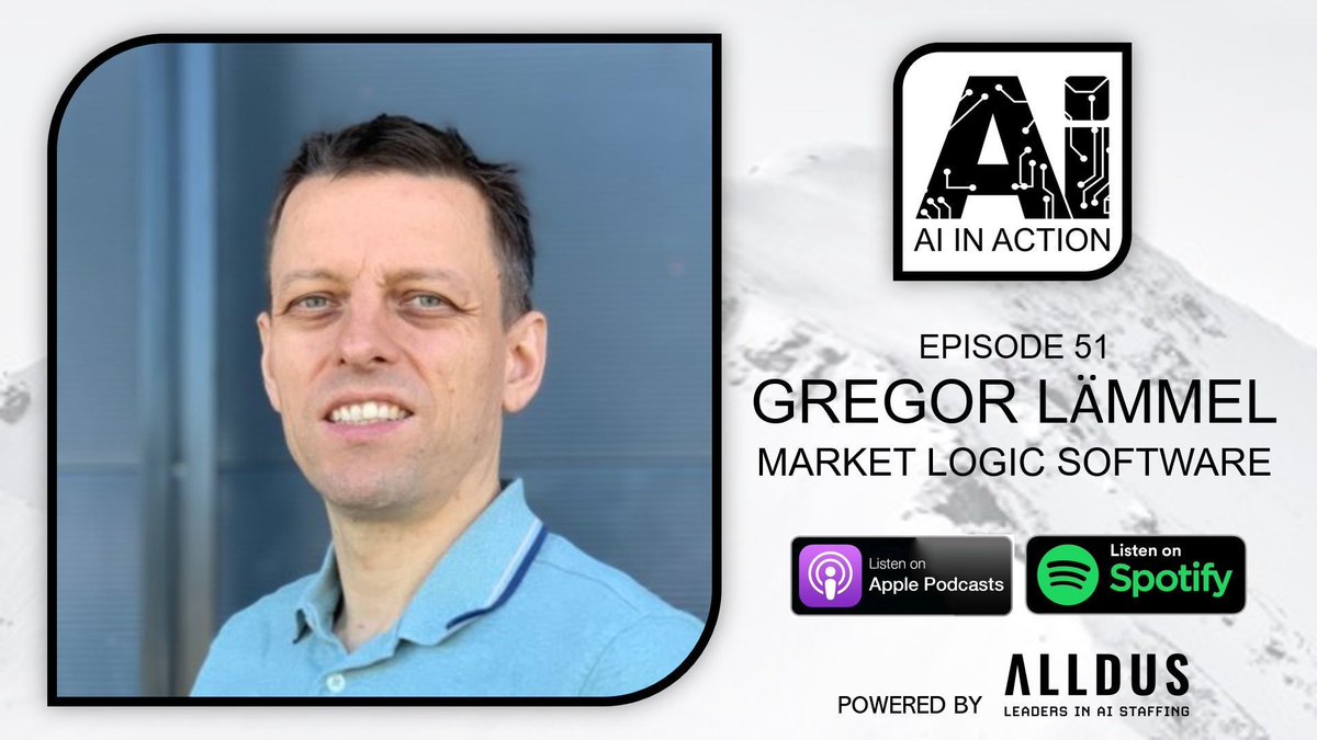 Insights_ROI_'s tweet photo. #Podcast - AI in Action E51: Gregor Lämmel, Director of Data Science at Market Logic Software https://t.co/DwiI7giSNh #AIinAction #AI #DataScience #DataAnalytics #marketresearch https://t.co/fYkvf4igds