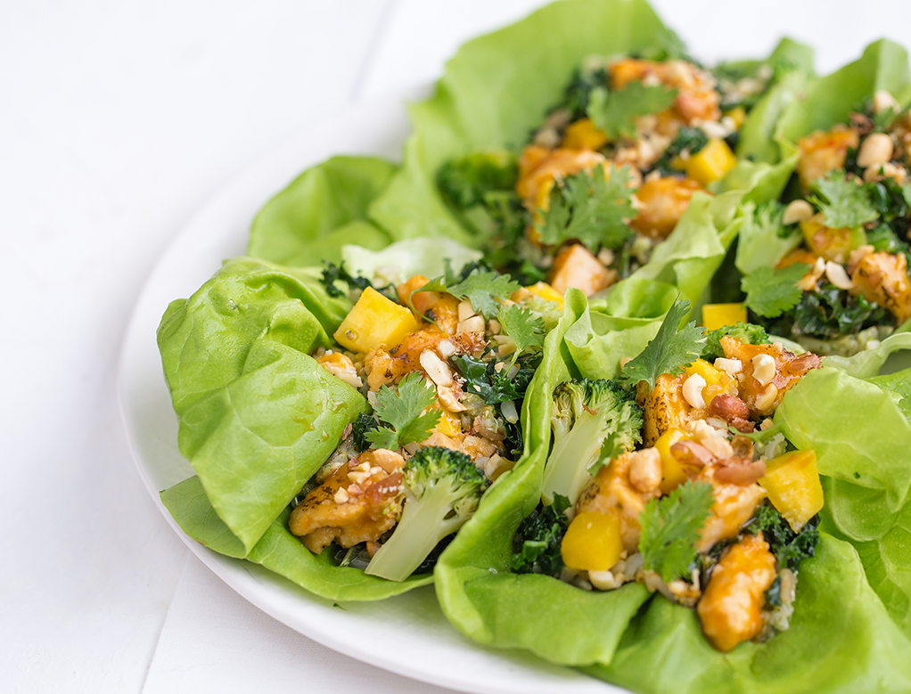 AmDiabetesAssn's tweet image. This Mediterranean diet–inspired recipe from Diabetes Food Hub sponsor @luvofoods features more than 13g of protein, 26g of whole grains &amp;amp; one full serving of vegetables. It’s mildly sweet, a little spicy and naturally gluten-free. Yum! bit.ly/2OaZnmw #EatForPerformance