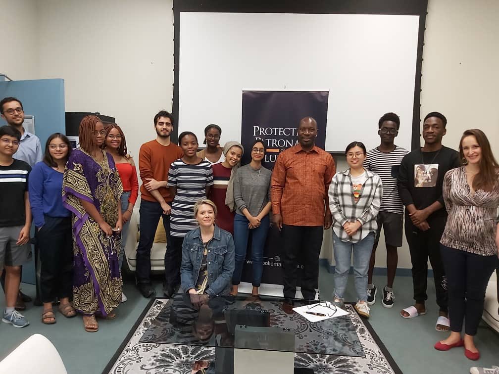 ANMakubuya's tweet photo. Just ending 3 awesome days at @NYUAbuDhabi with Profs @melinaplatas @pmonavil talking about history and the new scramble for Africa’s resources. #theMakubuyaBook #decolonization #AfricaUnite @alnafrica @JonathonLEarle @Opiaiya @Kiizakimbugwe. @TioKauma @Jdmugerwa @dfkm1970 https://t.co/tiMMBcXOHj