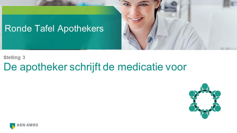 Stelling 3. Kleine meerderheid is eens. #rtapotheek19
