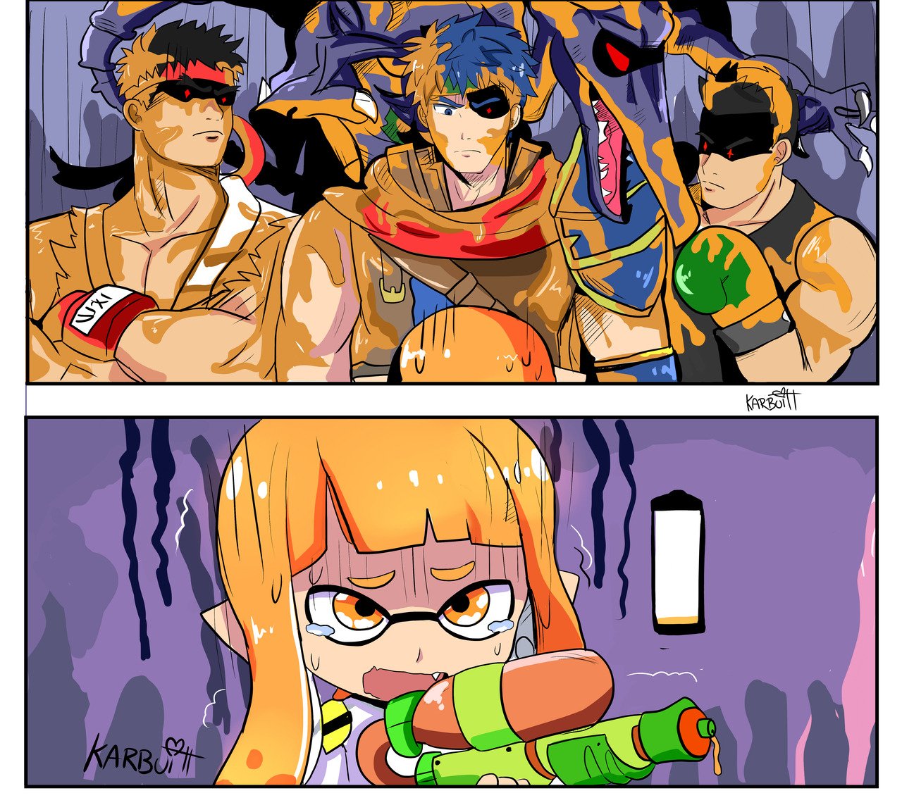 “Me when i played to smash bros ultimate 
Ryu: .... 
Ike: P...