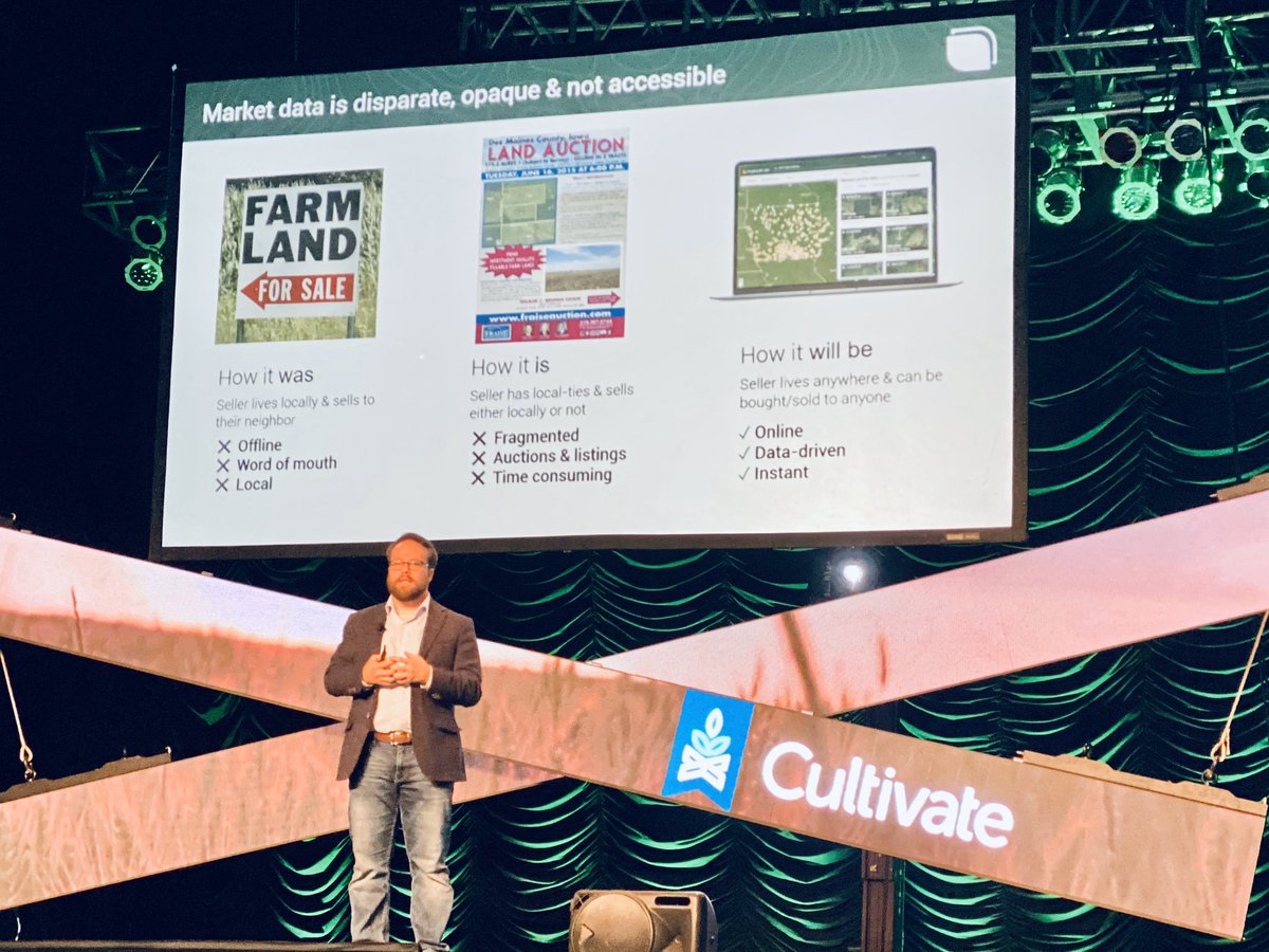 AegisFlow (@aegisflow) on Twitter photo <a href="/FarmlandFinder/">FarmlandFinder</a> sharing at @CultivateND today about how $56,000,000,000.00 in land assets are traded EVERY SINGLE YEAR.
The kicker? Most of it is done OFFLINE and with almost zero insight on the land’s ability to produce.
Wow.
#cultivate <a href="/emergingprairie/">Emerging Prairie</a> #fargo #cultivatend <a href="/FarmlandFinder/">FarmlandFinder</a> sharing at @CultivateND today about how $56,000,000,000.00 in land assets are traded EVERY SINGLE YEAR.
The kicker? Most of it is done OFFLINE and with almost zero insight on the land’s ability to produce.
Wow.
#cultivate <a href="/emergingprairie/">Emerging Prairie</a> #fargo #cultivatend