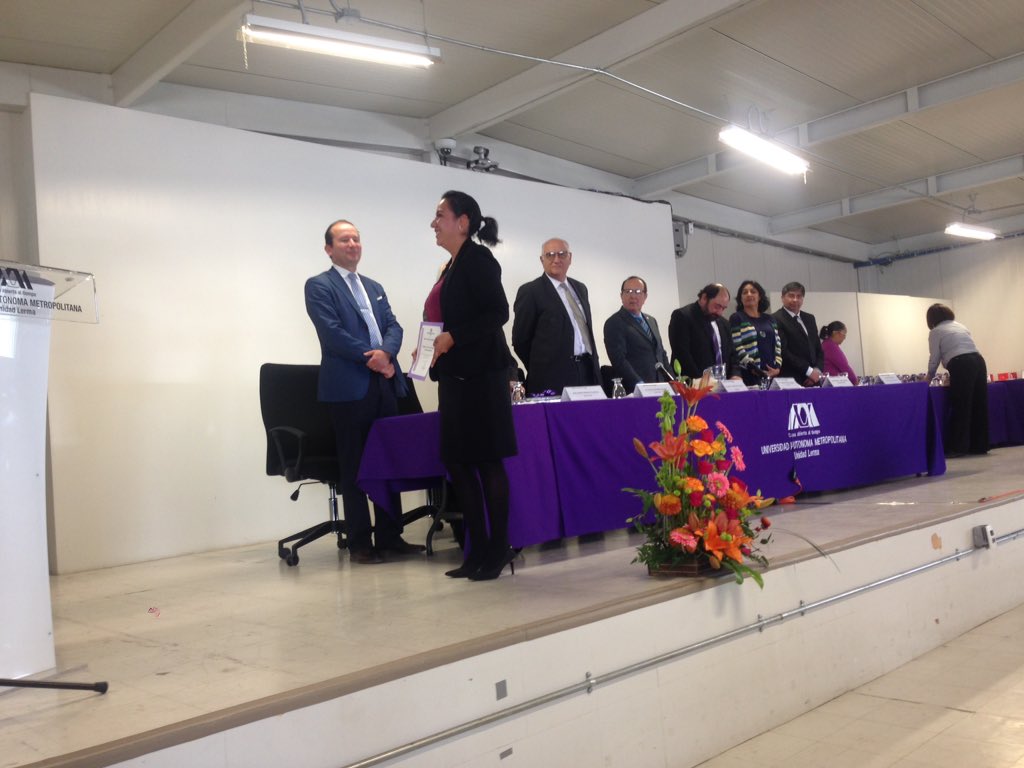 dsiclerma's tweet photo. Felicitaciones a la Dra. Karen Miranda por haber obtenido el premio al área de investigación en 2019 en la @UAM_Lerma por parte del Rector General de @Yo_SoyUAM https://t.co/ecfnbebhXH