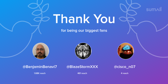 Our biggest fans this week: BenjaminBenavi7, BlazeStormXXX, cisco_n07. Thank you! via https://t.co/4Zd6Me12zB<a href="/tag/onlyfans"class="tags"><span>#onlyfans</span></a>