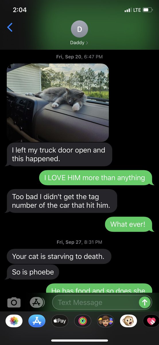 Keep_CalmKariOn's tweet photo. My dad says I have to give my cat away when I move into my new apartment, but I have a feeling that’s not going to happen https://t.co/kcuqV7HNh8