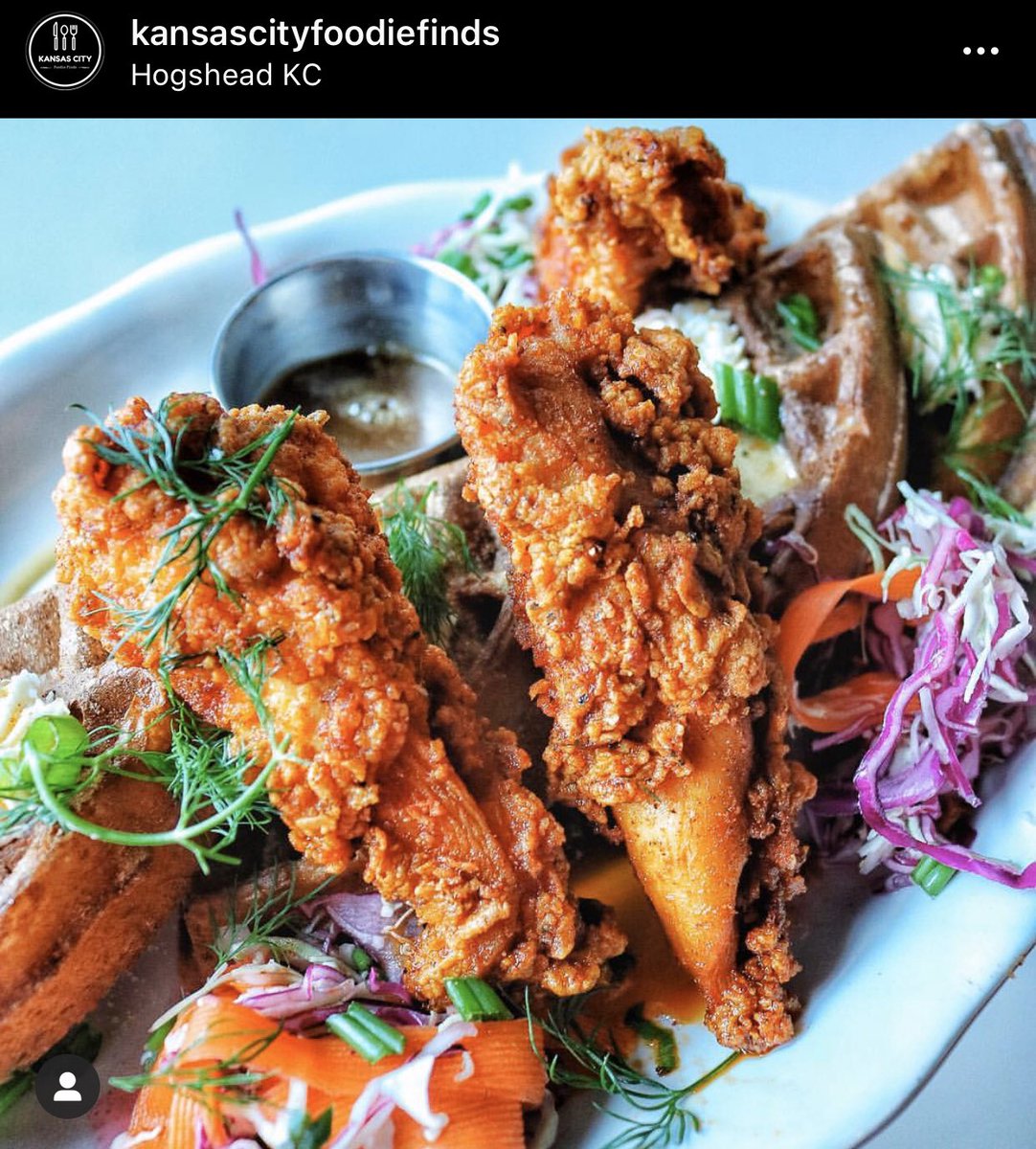 KCFoodieFinds's tweet photo. @HogsheadKC @TacoSalazar Waffle pop-up you guys did with The Waffle Iron a while back. Meat on top of a carb. Tasty AF but would you consider that a sandwich? https://t.co/T1LAxC9ctj
