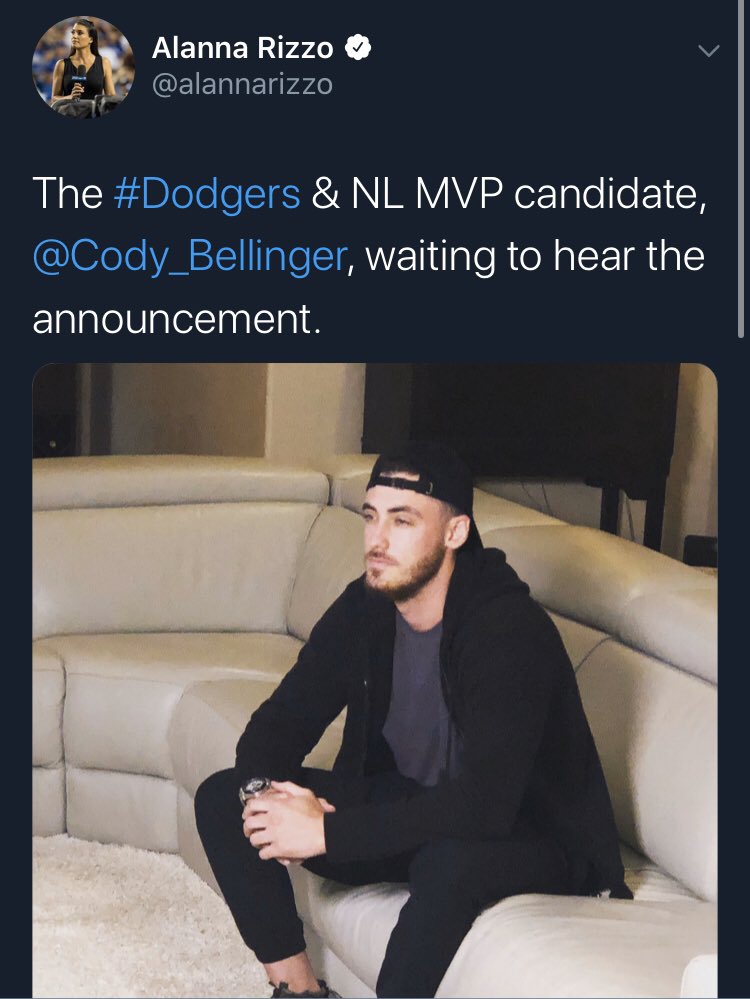 “But like, if there were 7 of me on a team, would all of us be the MVP? Or would it just be the Me in the middle, cuz he’s the biggest?” ~Deep Thoughts with Cody Bellinger~
