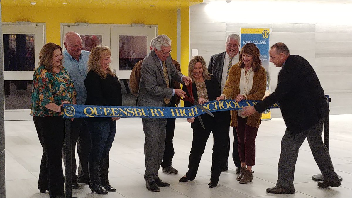 mbraham's tweet image. &quot;You are our hope, you are our future, you are our legacy&quot; @qufsd Superintendent Dr. Douglas W. Huntley #Legacy2020 QHS capital project ribbon cutting... Students are the reason!