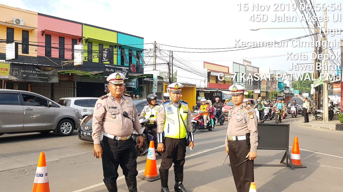 07.13 Polri pengamanan & pengaturan Apel Giat Kasat Wilayah di Mako Brimob Kelapa Dua Cimanggis Depok