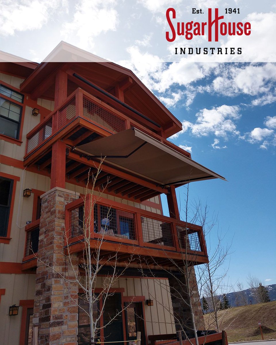 SugarHouseInd's tweet image. Add both style and sun protection to your home with a custom awning from SugarHouse Industries. URL:  buff.ly/2JFDyKO

#shade #windowshade #windowawning #windowshade #retractable #retractableawning #blockthesun #outdoorliving #homeimprovement