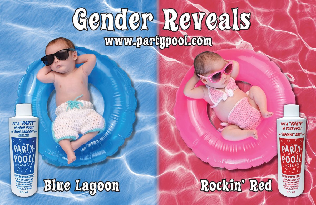 Do you have a gender reveal coming up... try some #PartyPool.  Always funs adding some #swimmingpoolcoloring <a href="/PartyPoolUSA/">Party Pool!</a>  #PartyPoolUSA #SwimmingPools #Pools and as always check us out at partypool.com for the latest information!