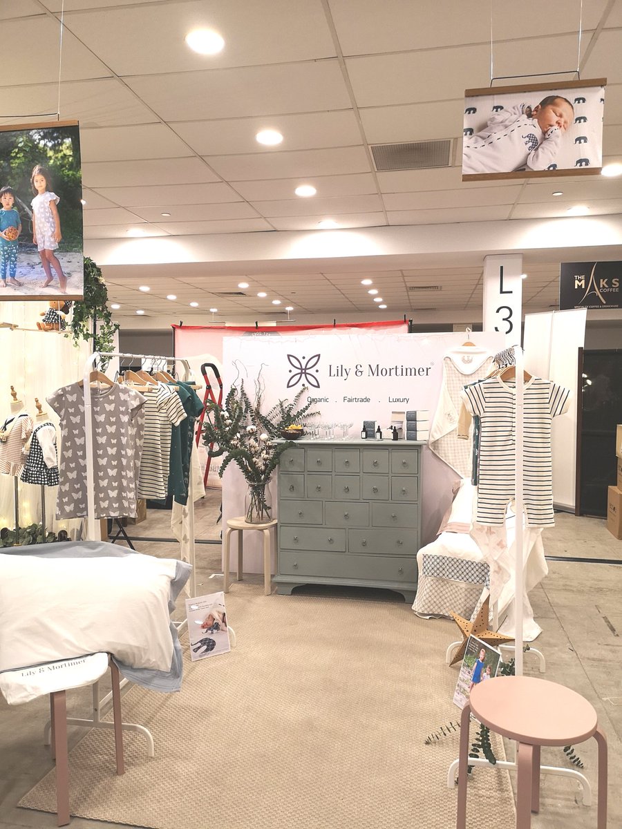 Hello Singapore! Lily&amp;Mortimer is ready for Boutiques fair Singapore. Come and see us L3 Breathe space. For organic linens, childrenswear and our moringa oil No. 8 Sleep xx