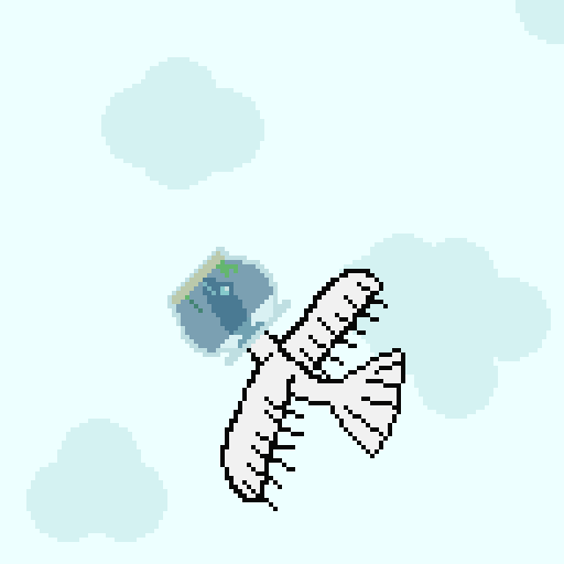 Say hello to Fird a Fish for a head and a bird body. How does it work? I really don't know. #AnimalHybrid<a href="/tag/pixelart"class="tags"><span>#pixelart</span></a><a href="/tag/pixel_dailies"class="tags"><span>#pixel_dailies</span></a><a href="/tag/aseprite"class="tags"><span>#aseprite</span></a><a href="/tag/animalhyb"class="tags"><span>#animalhyb</span></a>